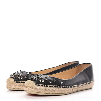 Christian Louboutin Nappa Aliochette Espadrilles 39 Black 3 of 10