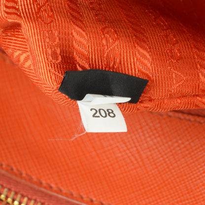 Prada Saffiano Large Galleria Double Zip Tote Papaya 7 of 11