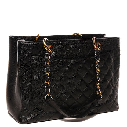 Chanel Caviar Grand Shopping Tote GST Black 3 of 9