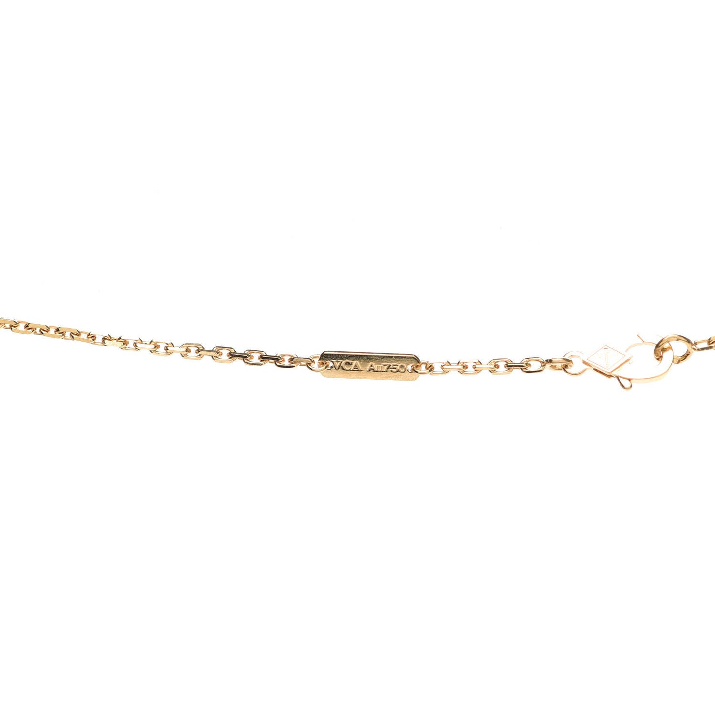 18K Yellow Gold Mother of Pearl Magic Alhambra Long Necklace