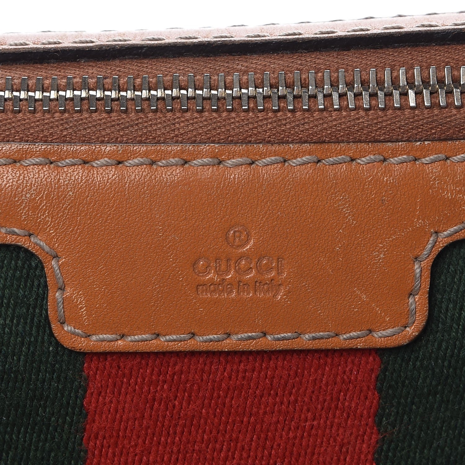 Gucci Monogram Vintage Web Medium Boston Tobacco 6 of 17