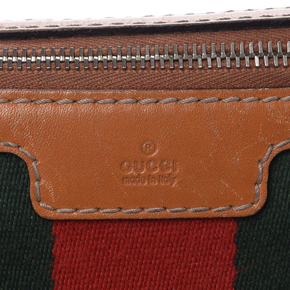 Gucci Monogram Vintage Web Medium Boston Tobacco 6 of 17