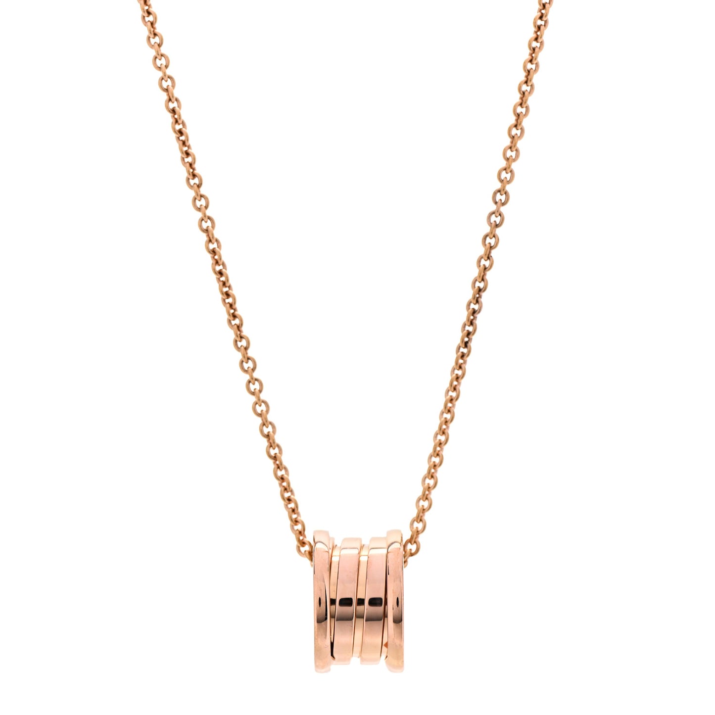 18K Rose Gold B.Zero1 Pendant Necklace