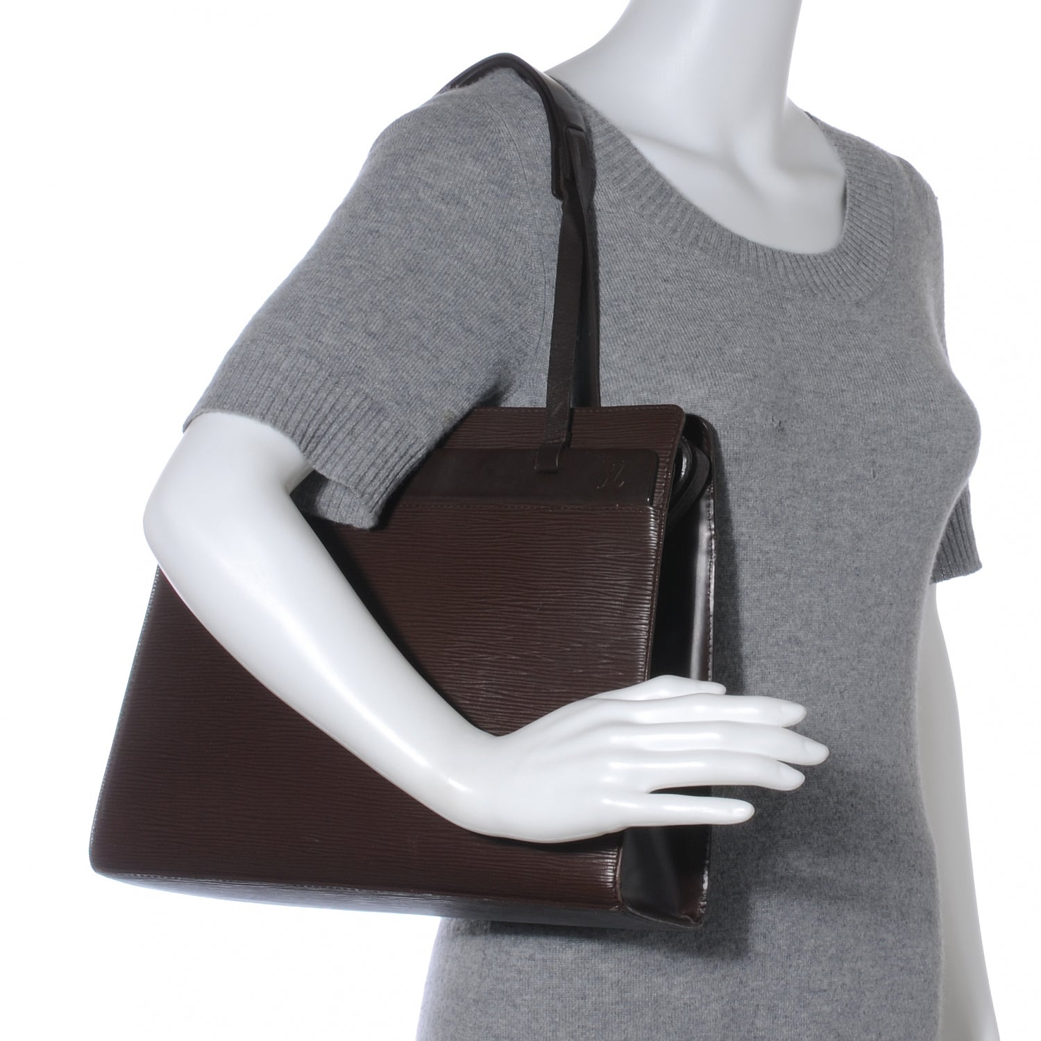 Louis Vuitton Epi Croisette PM Moka 2 of 7