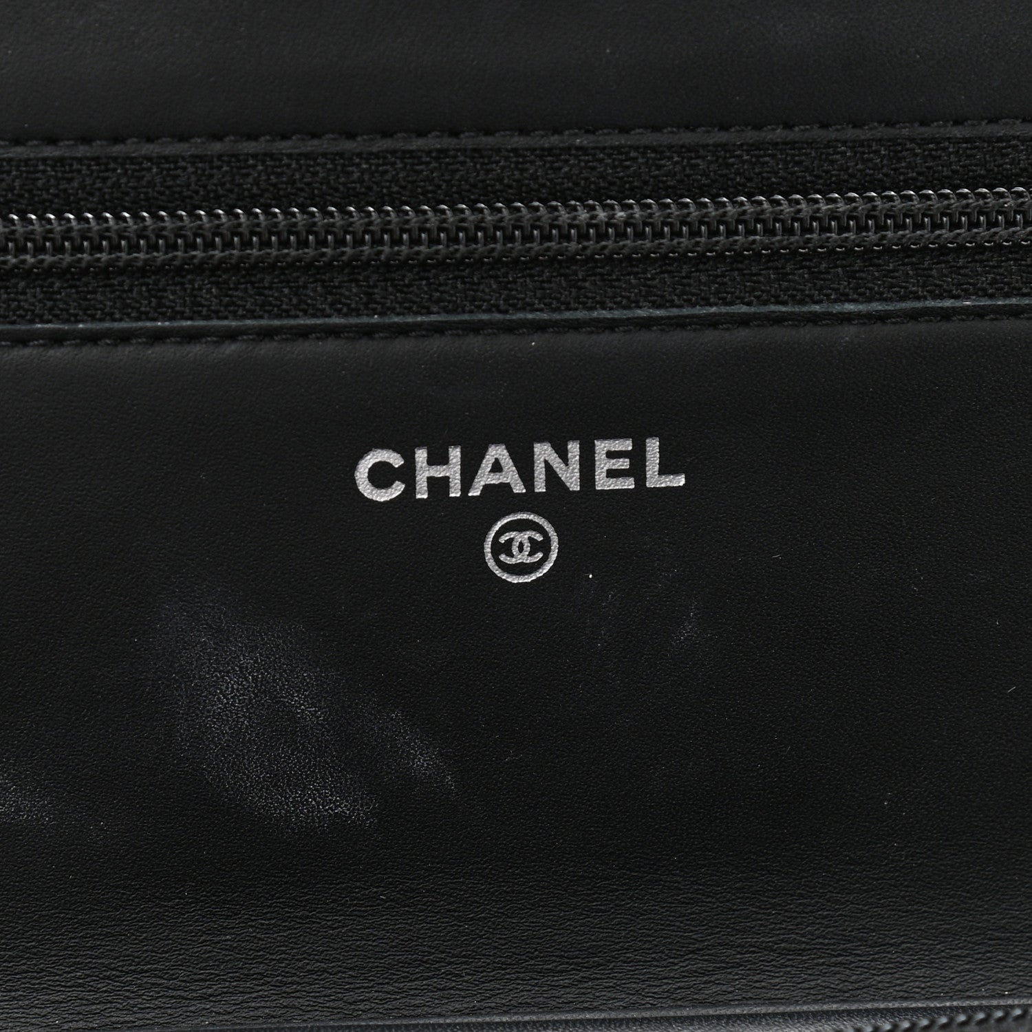 Chanel Calfskin Quilted Cambon Wallet On Chain WOC Black 6 of 11