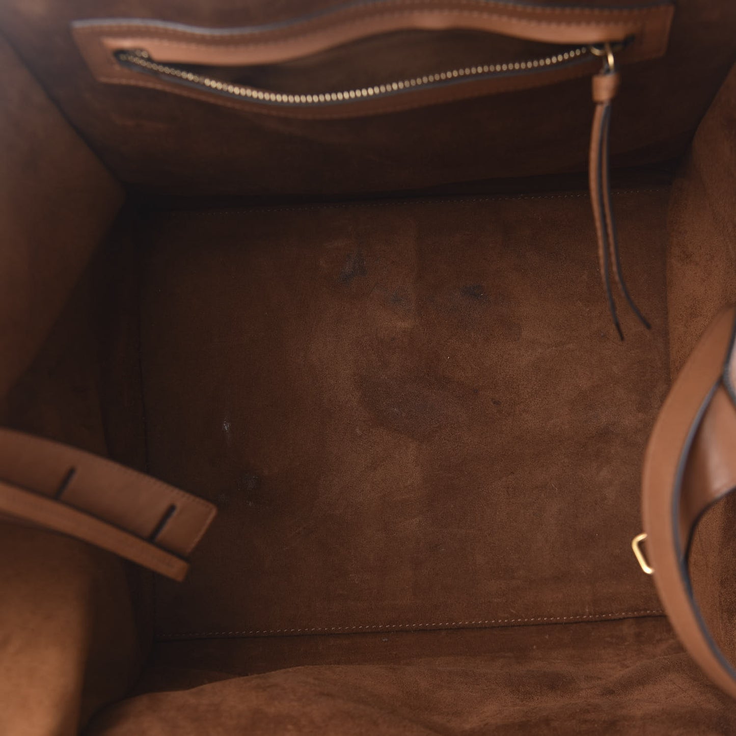 Natural Calfskin Medium Phantom Luggage Tan