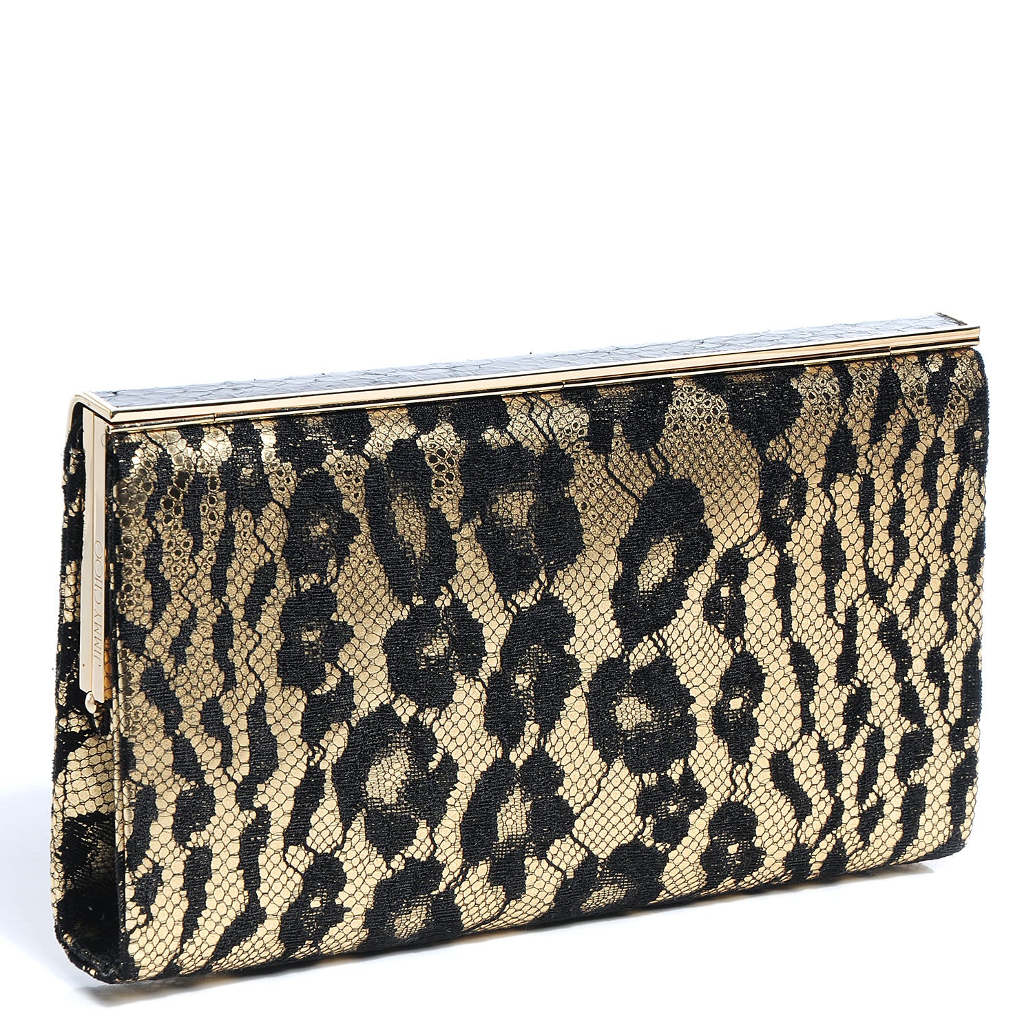 Jimmy Choo Lace Cayla Clutch Black 3 of 7