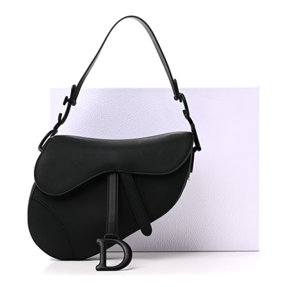 Christian Dior Ultra Matte Calfskin Saddle Bag Black 11 of 11