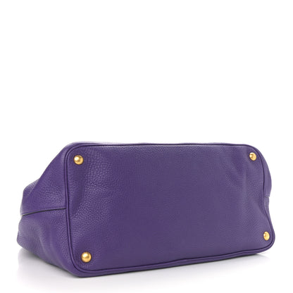 Prada Vitello Daino Tote Viola 3 of 10