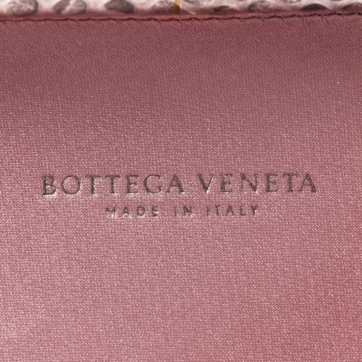 Bottega Veneta Satin Ayers Intrecciato Knot Clutch Pink 6 of 8