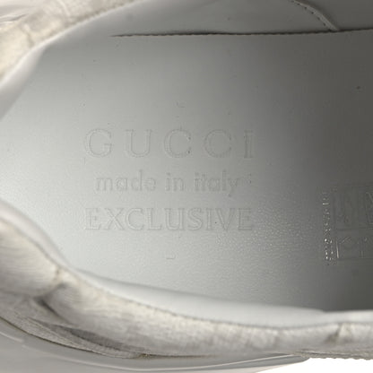 Gucci Tessuto Monogram GG Supreme Printed Mens Gucci Run Sneakers 8 White 8 of 10