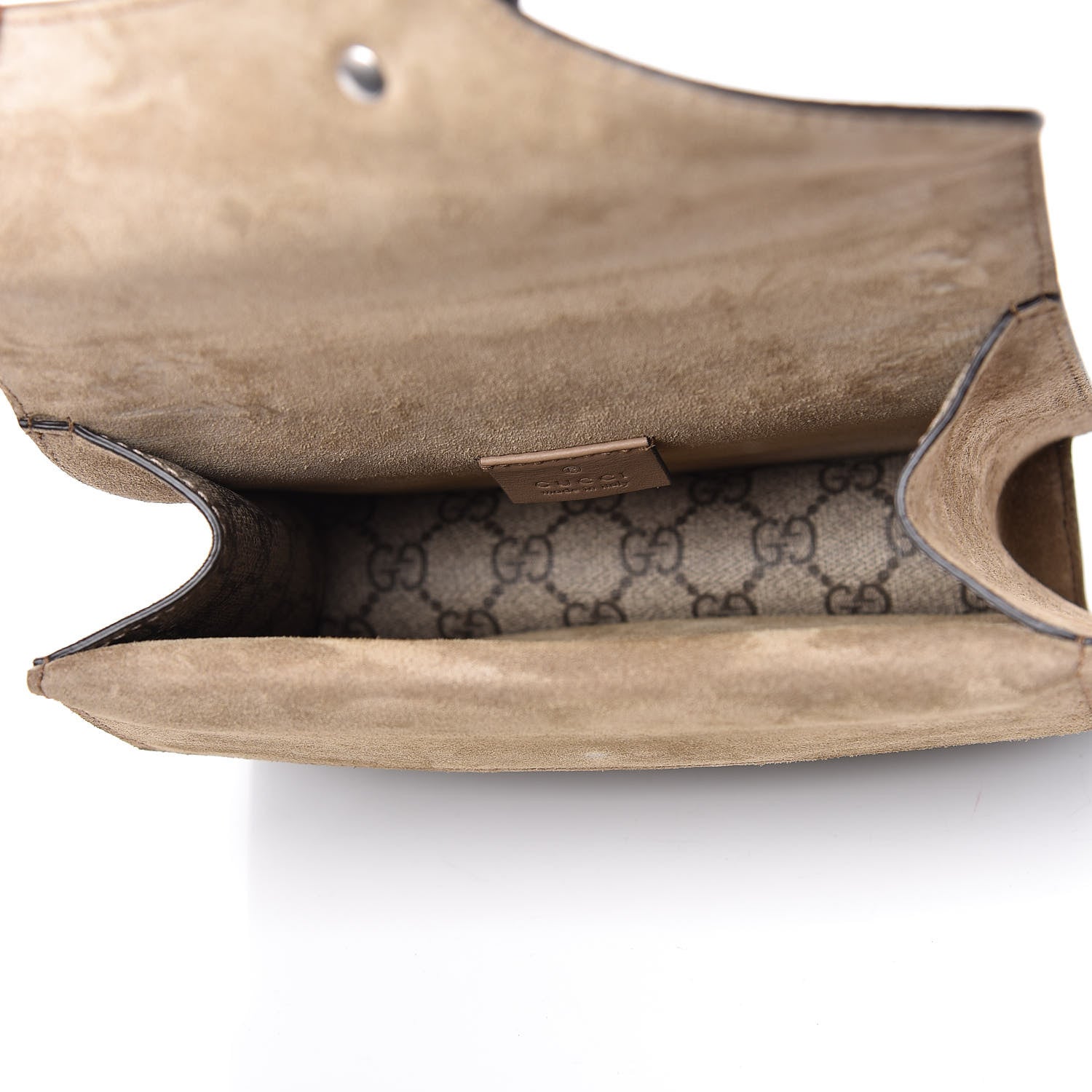 Gucci GG Supreme Monogram Mini Dionysus Shoulder Bag Taupe 5 of 12