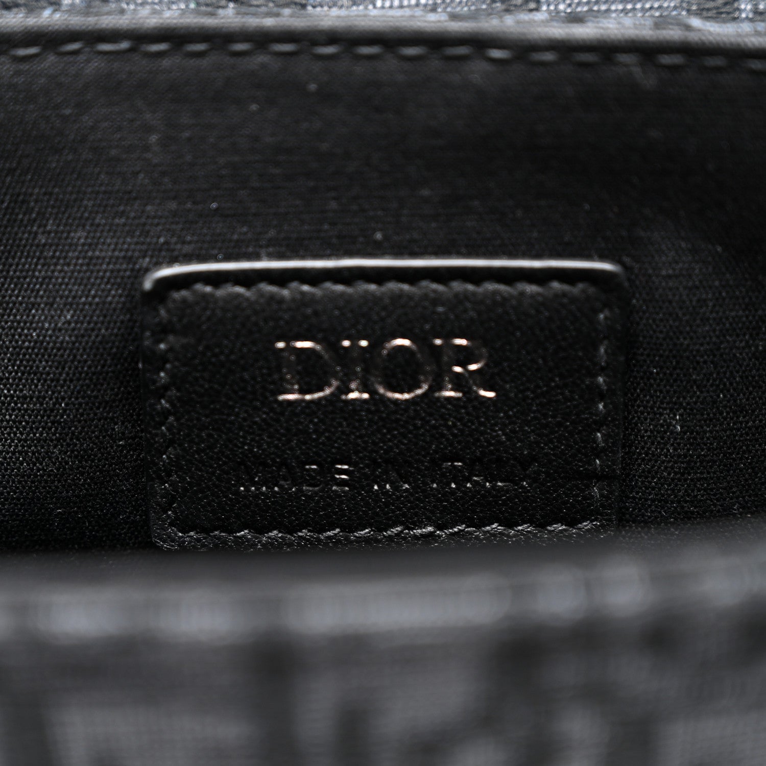 Christian Dior HOMME Oblique Canvas Flap Messenger Black 6 of 9