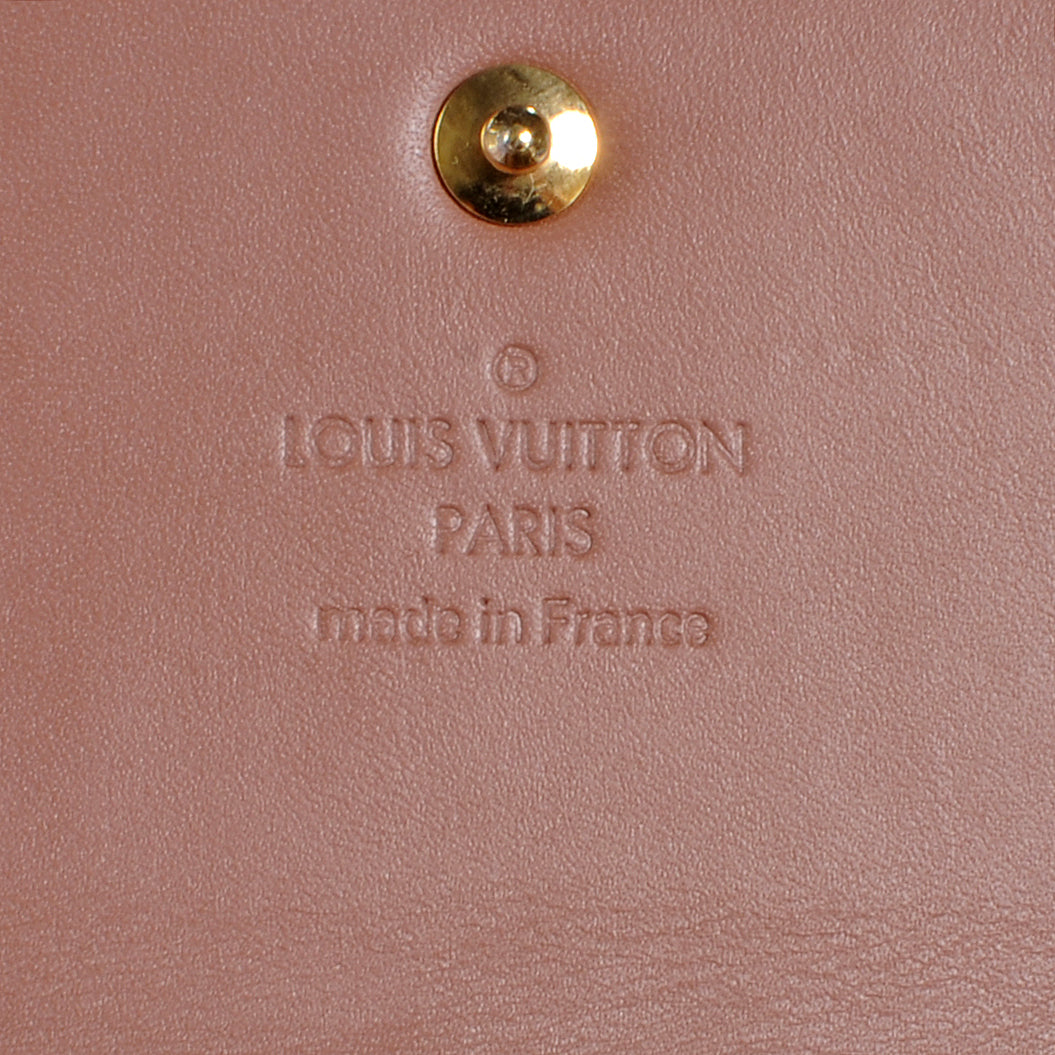 Vernis Sarah Wallet Rose Velours