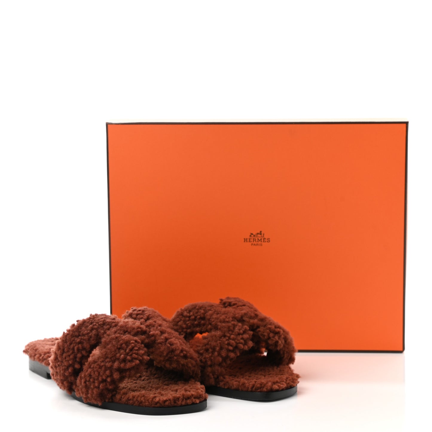 Woolskin Oran Sandals 37 Cognac
