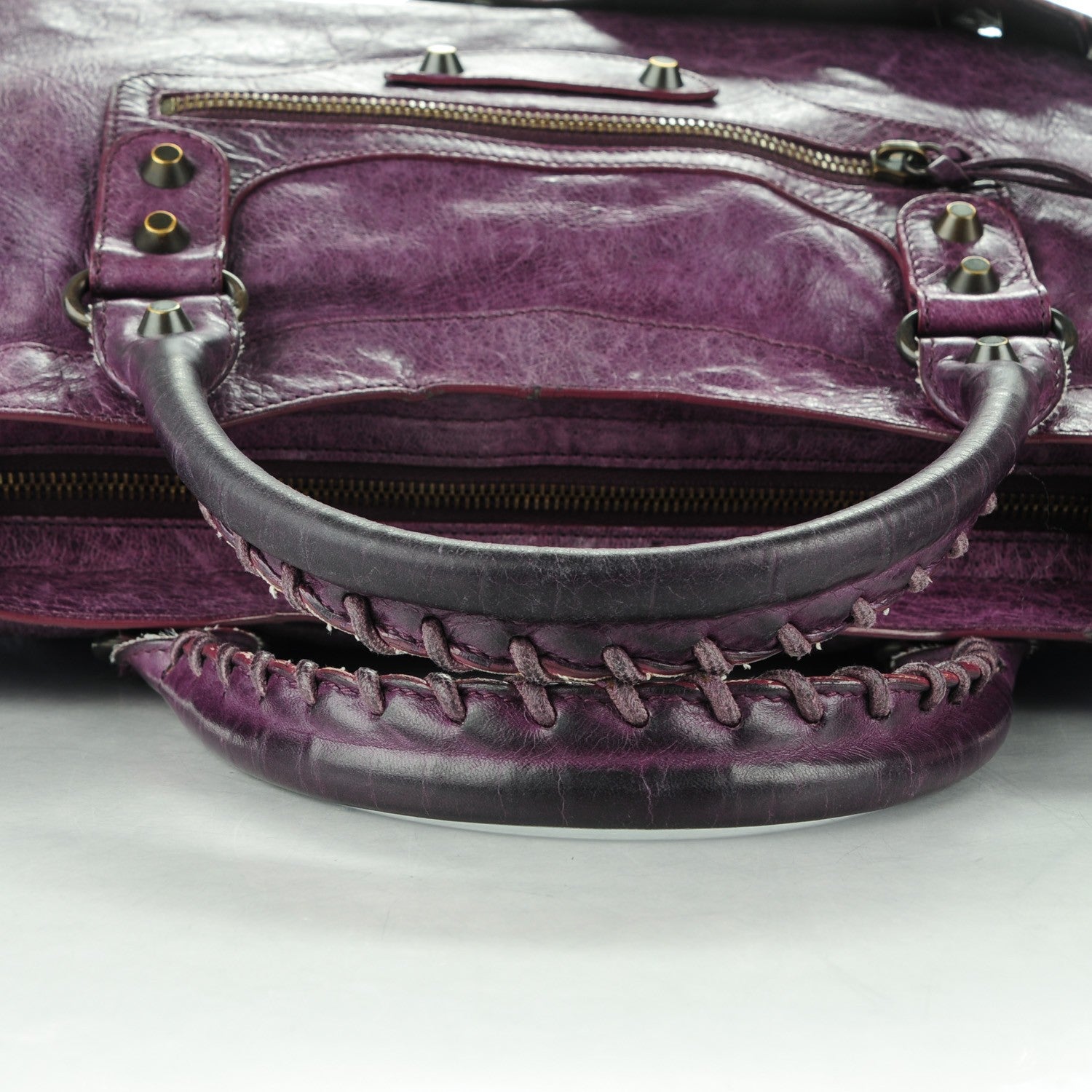 Balenciaga Agneau Classic Hardware City Raisin 5 of 8