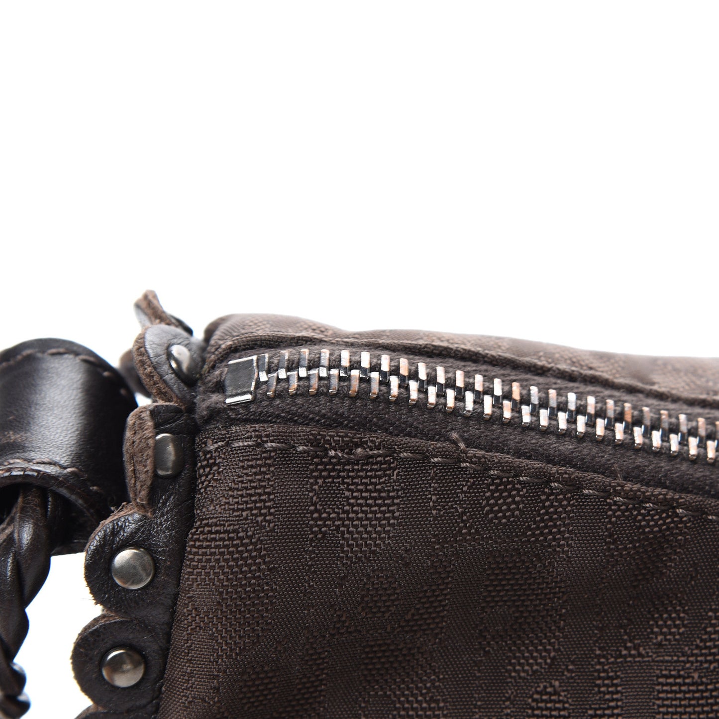 Monogram Hobo Shoulder Bag Brown