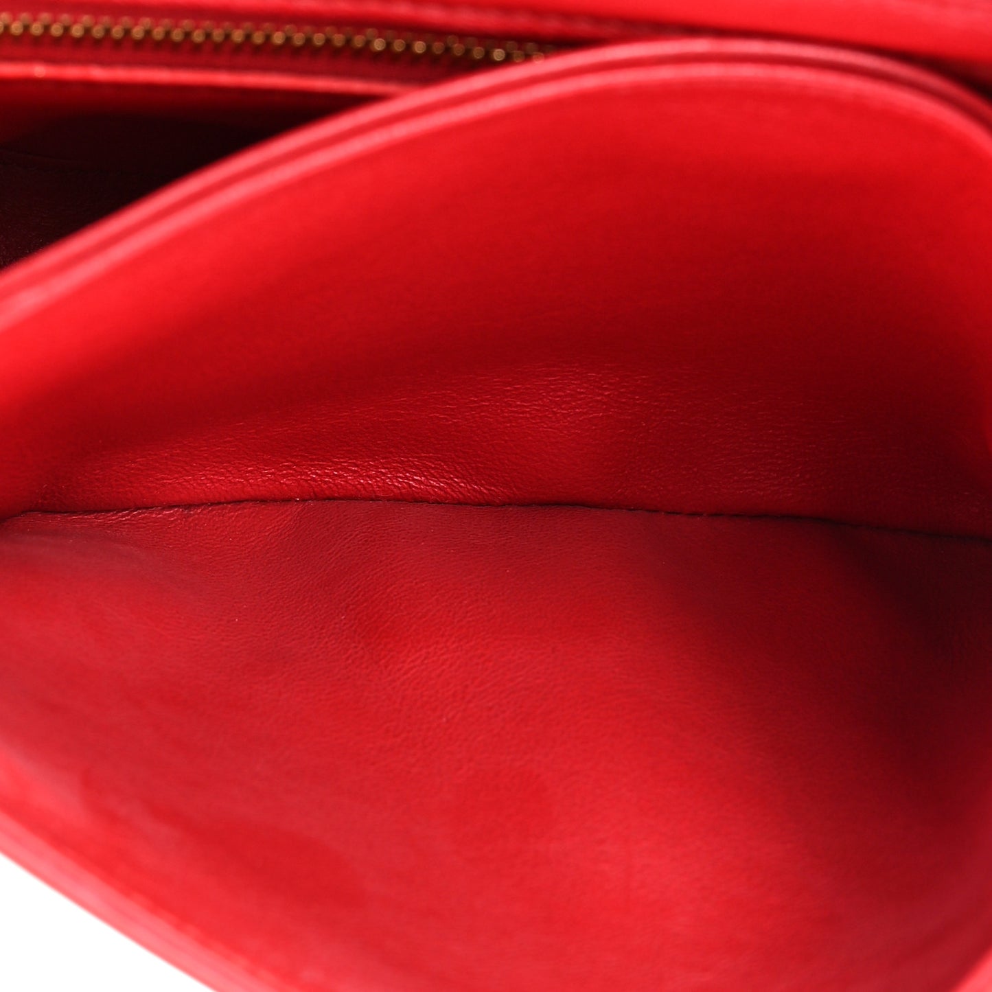 Shiny Calfskin Small C Bag Red