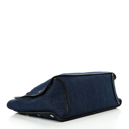 Givenchy Denim Medium Logo Bond Shopper Tote Blue 3 of 4