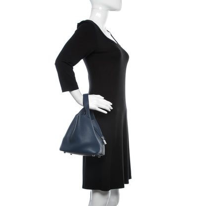 Hermes Taurillon Clemence Picotin Lock 18 PM Bleu Abysse 2 of 13