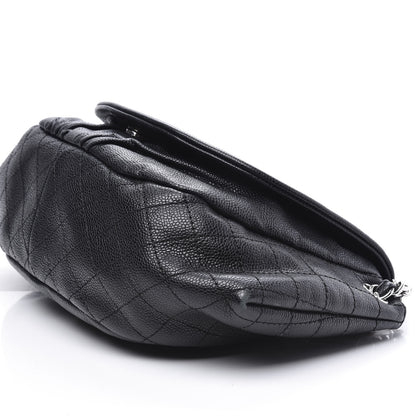 Chanel Caviar Half Moon Large Flap Black 6 of 12