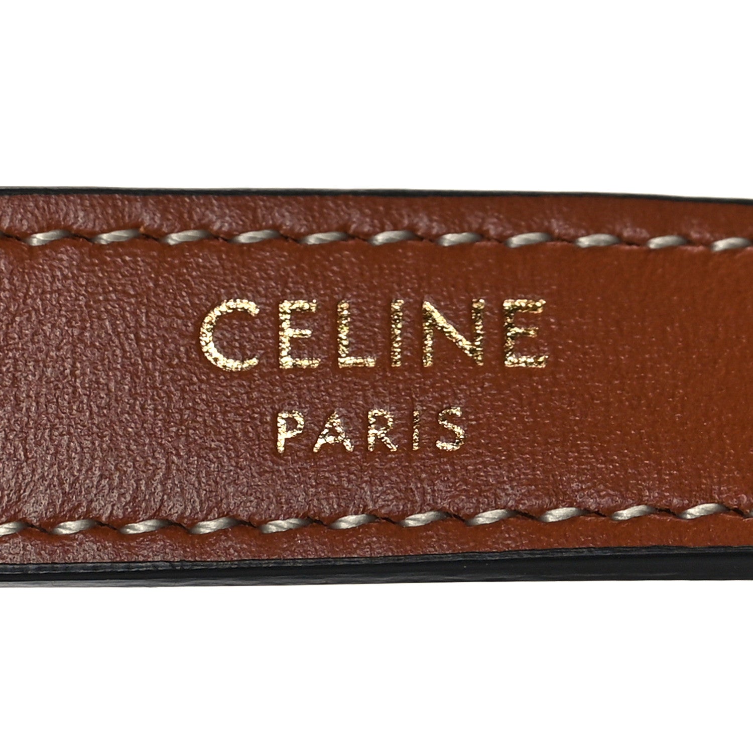 Celine Canvas Calfskin Mini Ava Triomphe Shoulder Bag Tan 6 of 11