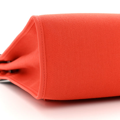 Hermes Vache Hunter Toile Herbag Zip 31 Capucine 9 of 10