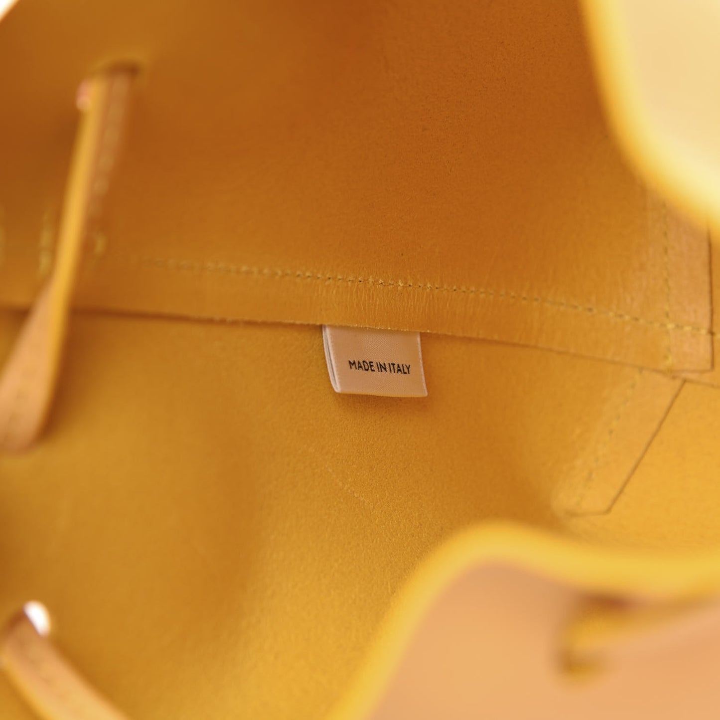Calfskin Mini Bucket Bag Sun