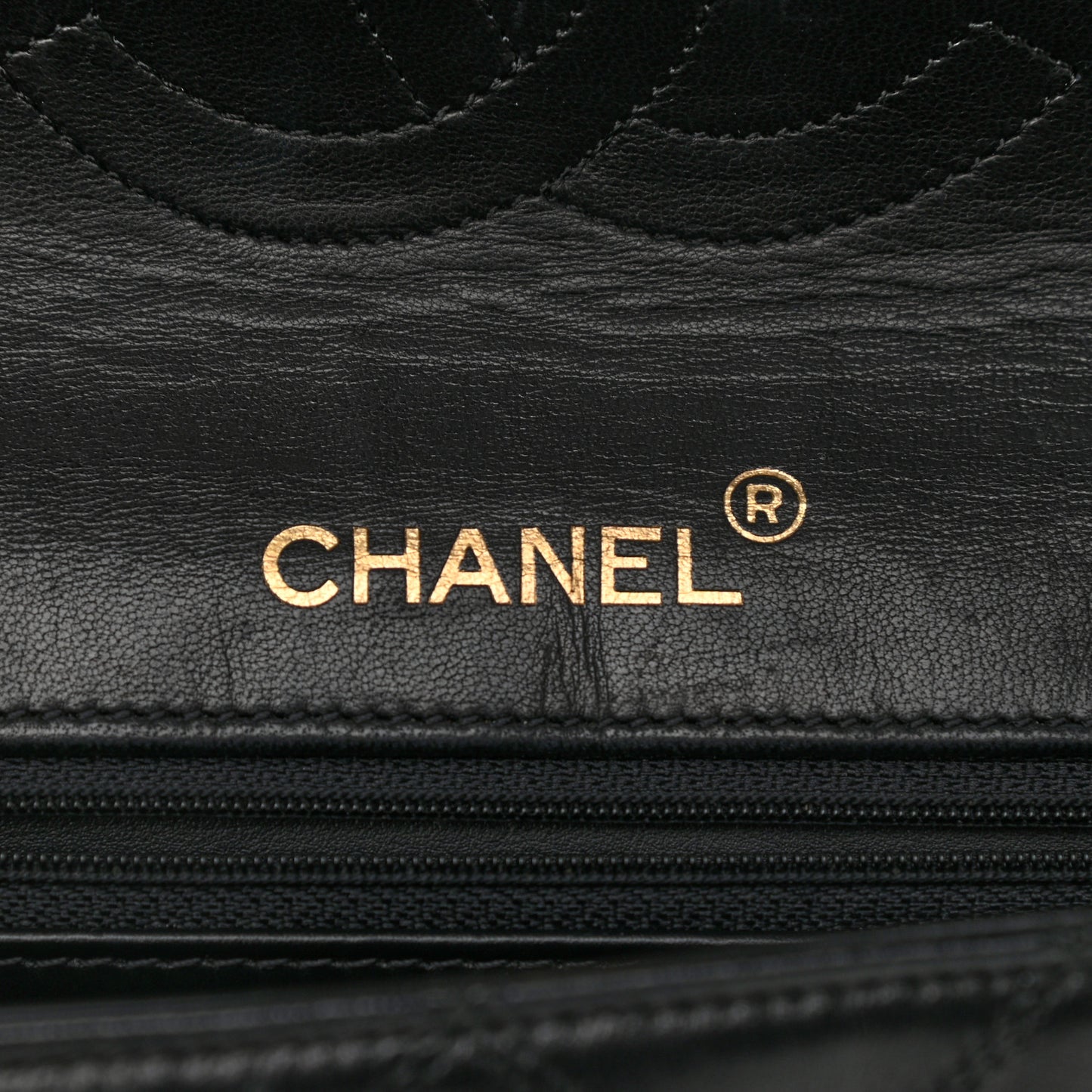Lambskin Quilted Small Single Flap Black