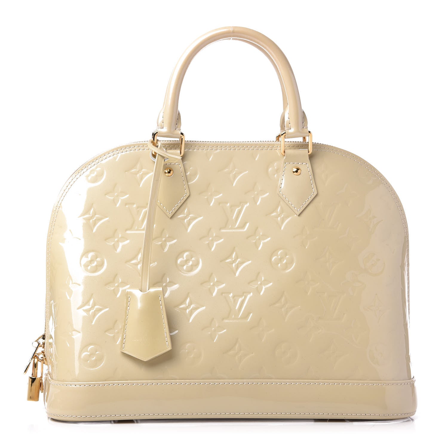 Louis Vuitton Vernis Alma PM Blanc Corail 1 of 9