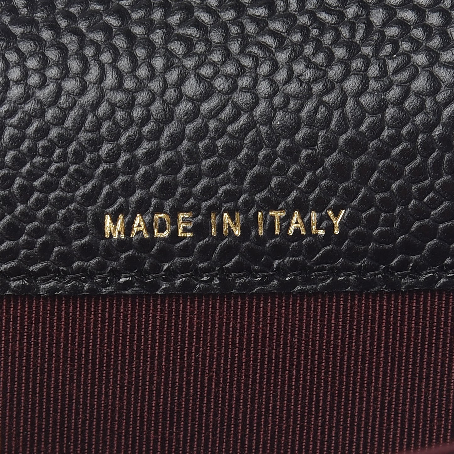 Caviar Quilted Flap Card Holder Wallet Black