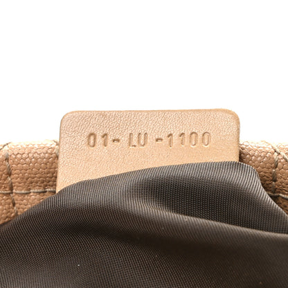 Christian Dior Coated Canvas Cannage Panarea Pouch Beige 7 of 7