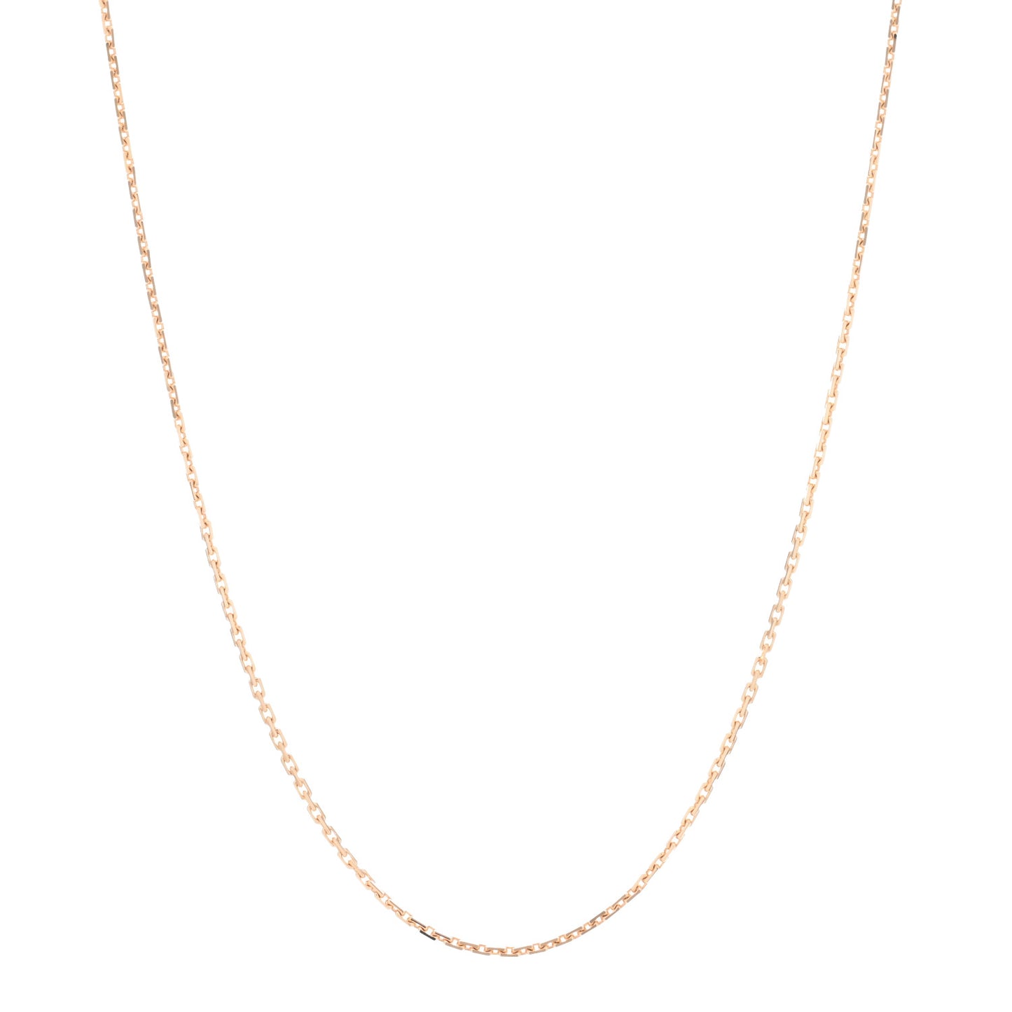 18K Rose Gold Chain Necklace