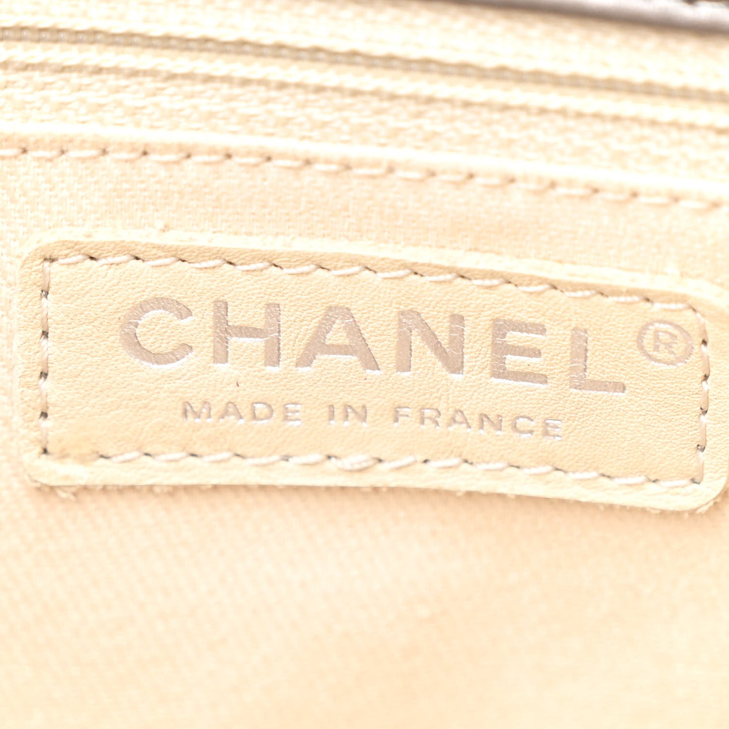 Metallic Aged Calfskin Reissue 2.55 Tote Silver