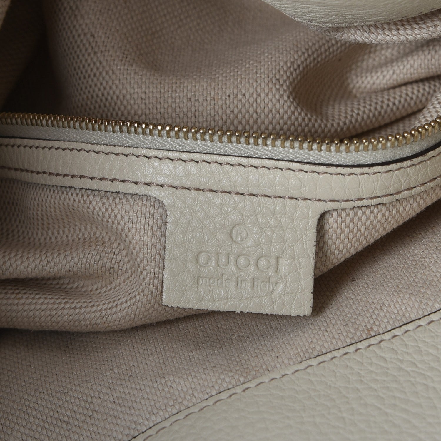 Gucci Monogram Medium Diana Bamboo Shoulder Bag Off White 7 of 14