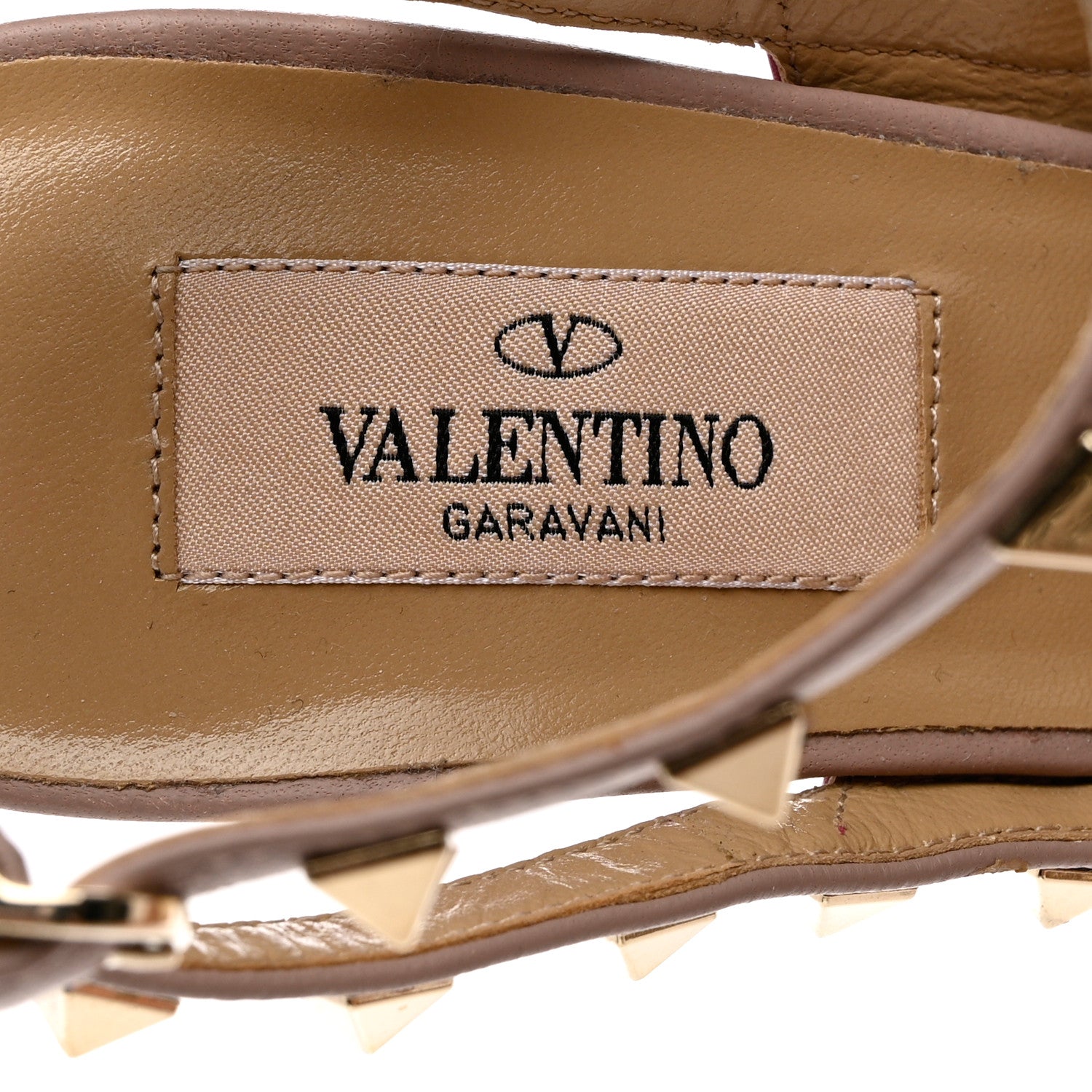 Valentino Garavani Patent Nappa Rockstud Ankle Strap 100mm Pumps 37 Fuxia Poudre 6 of 8