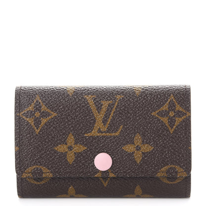 Louis Vuitton Monogram Multicles 6 Key Holder Rose Ballerine 1 of 9