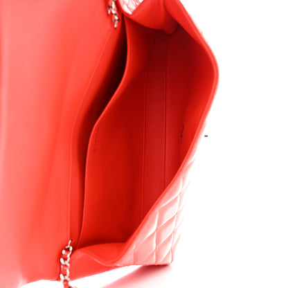 Chanel Patent Quilted Clutch With Chain Flap Red 4 of 7