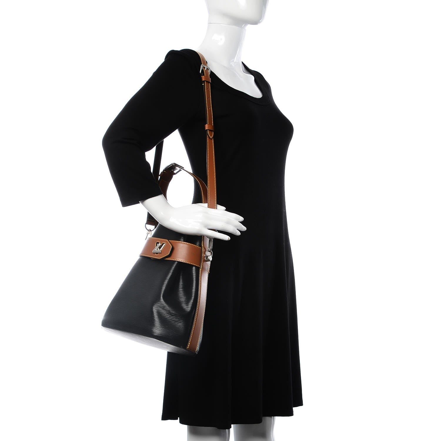 Louis Vuitton Epi Twist Bucket Black 2 of 9