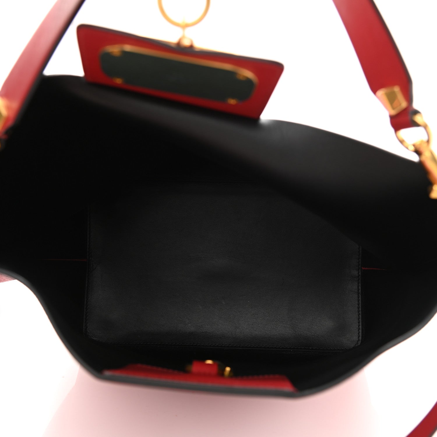 Valentino Garavani Grainy Calfskin VLogo Escape Hobo Bag Rosso Valentino 6 of 12