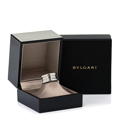 Bulgari 18K White Gold B.Zero1 Three-Band Ring 50 5.25 5 of 5