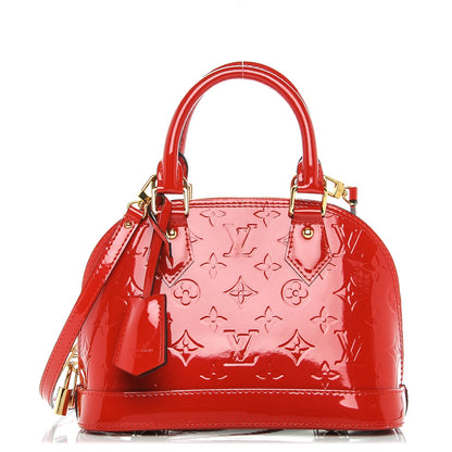 Louis Vuitton Vernis Alma BB Cherry 1 of 8