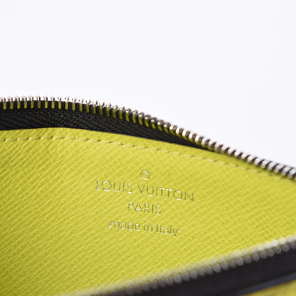 Louis Vuitton Monogram Taiga Coin Card Holder Yellow 6 of 7