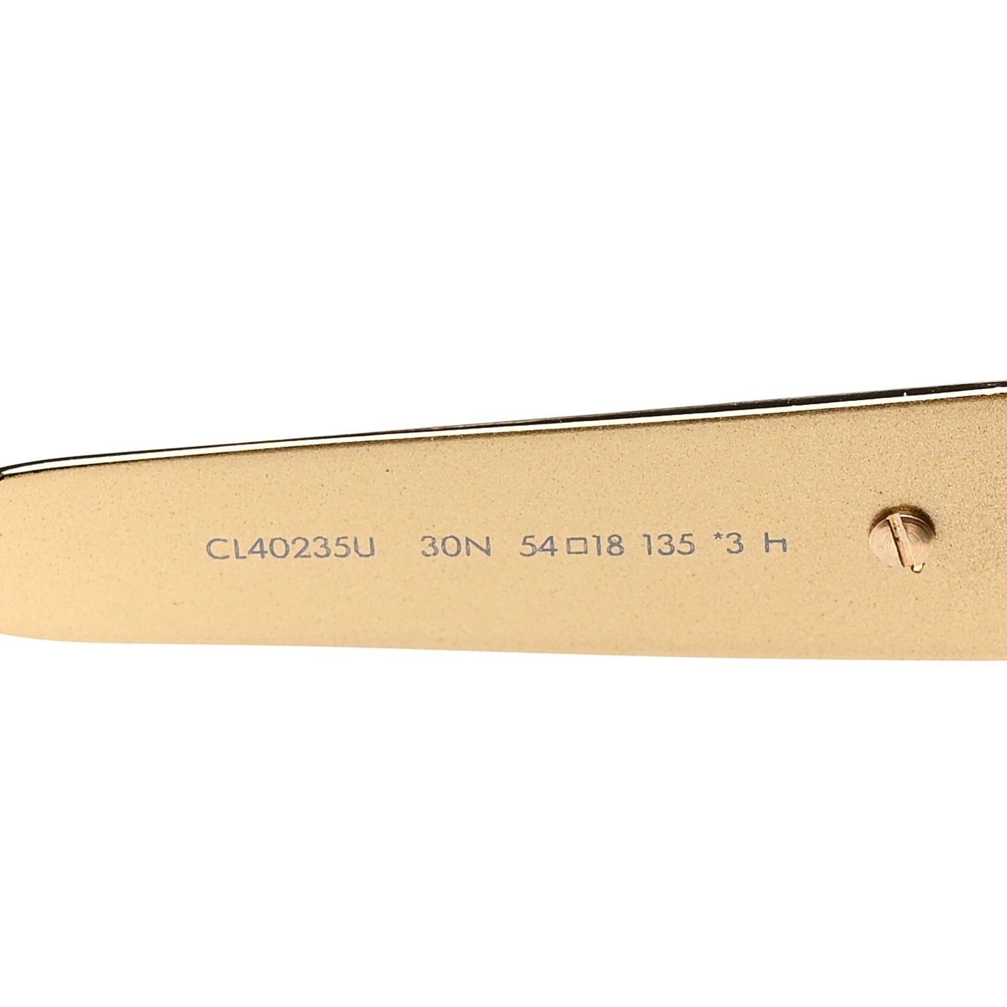 Metal Triomphe 01 Sunglasses CL40235U Gold Green