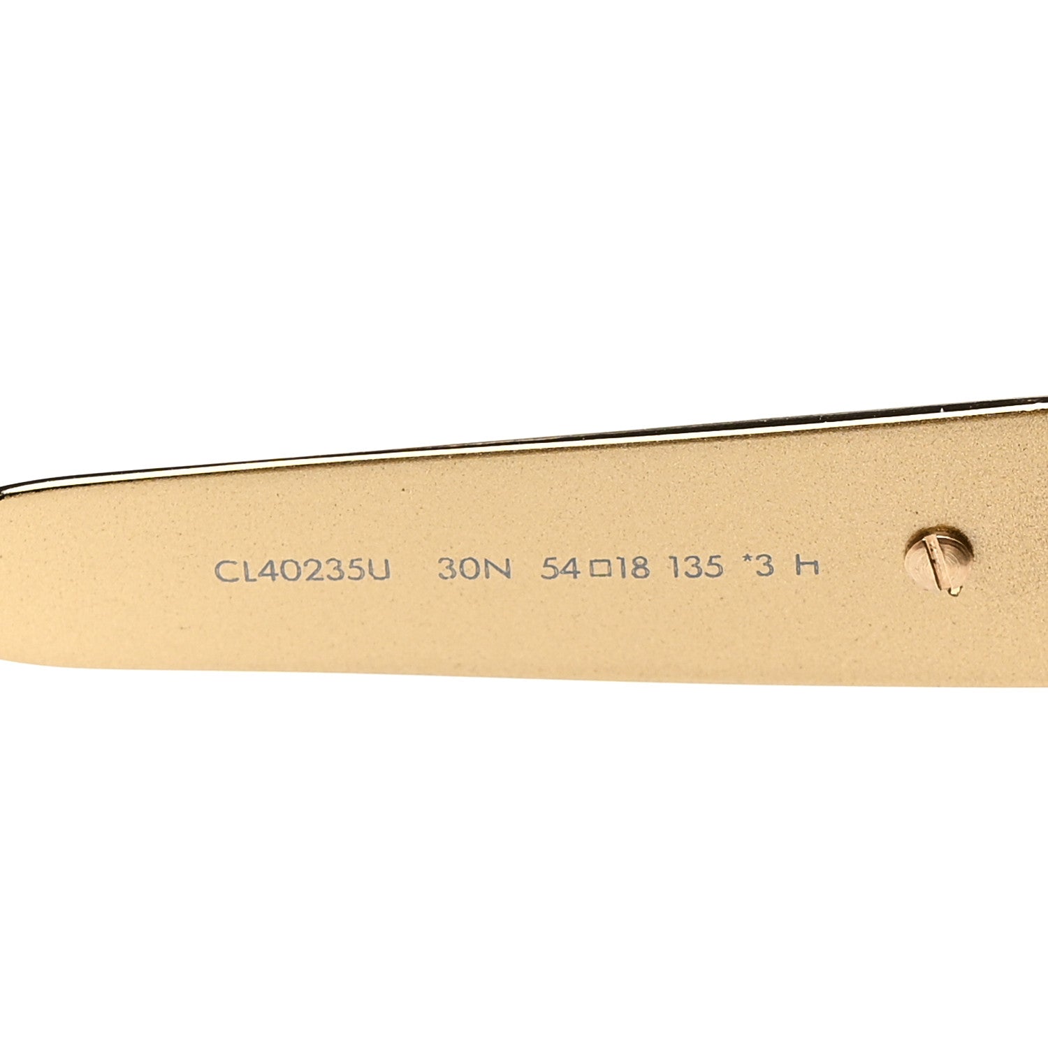 Celine Metal Triomphe 01 Sunglasses CL40235U Gold Green 5 of 7