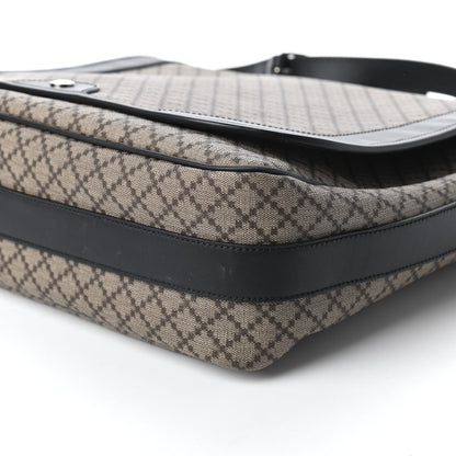 Gucci Diamante Large Flap Messenger Bag Beige Black 7 of 11