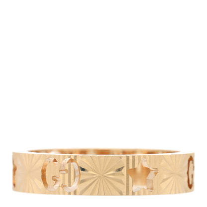 Gucci 18K Yellow Gold Icon Stars Band Ring 1 of 5