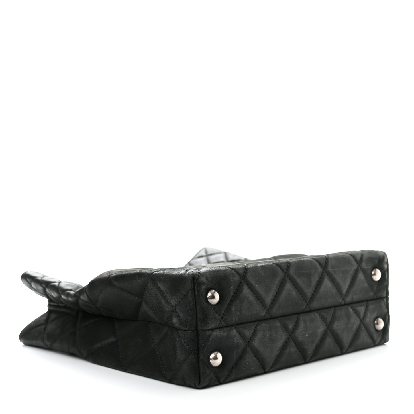 Iridescent Calfskin Quilted Reissue 2.55 Tote Black