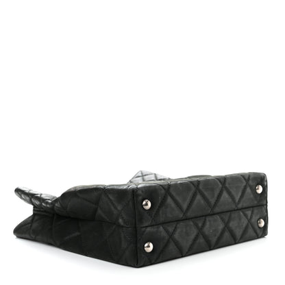 Chanel Iridescent Calfskin Quilted Reissue 2.55 Tote Black 4 of 10