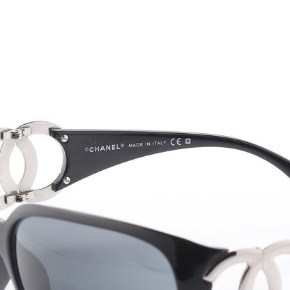 Chanel CC Sunglasses 6014 Black 5 of 8